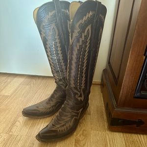 Lucchese Priscilla tall boots.